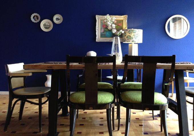 Getting these chairs home on the subway was not that fun. Recovering them was, surprisingly, quite fun. 